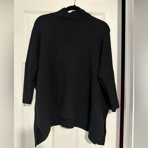 LOFT Black Mock Neck Sweater